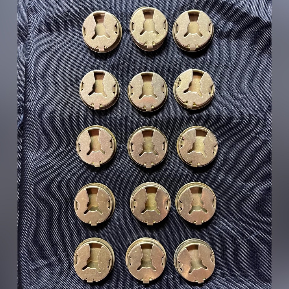 15 Silver Decorative Button Covers - image 3